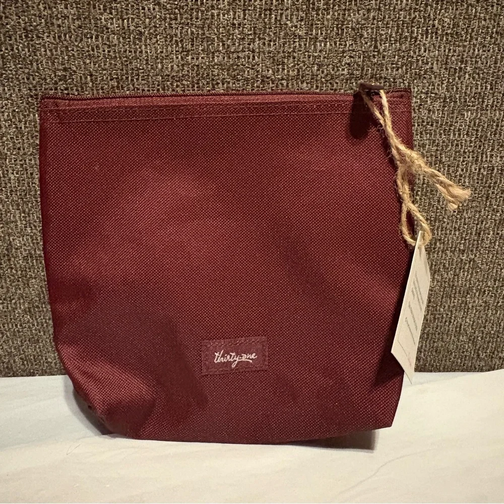Thirty-One 31 Snack and‎ Go Pouch “Pumpkin Spice Spice Baby” NWT Travel Fall